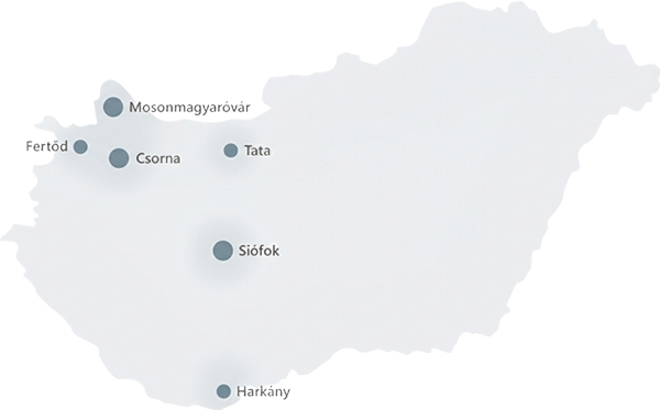 Vidanet szolgáltatási térkép